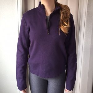 Genuine Prada winter quarter zip sweater